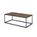 Angle. Walker Edison - Modern Parquet Rectangular Coffee Table - Parquet Veneer.