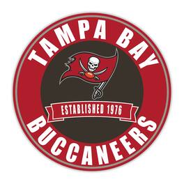Fan Creations - Tampa Bay Buccaneers 24" Circle with Banner - Multicolor