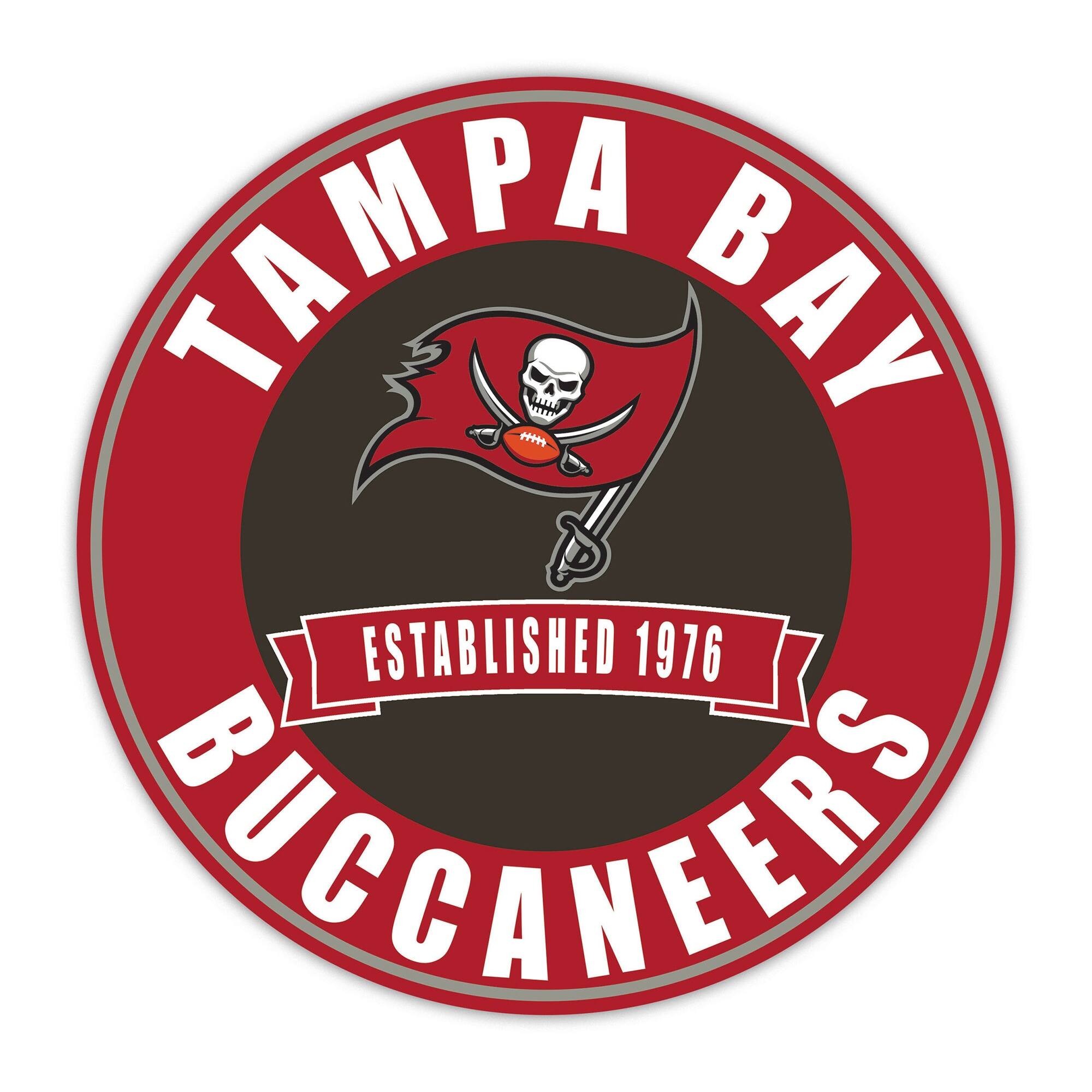 Tampa Bay Buccaneers 24" Circle with Banner
