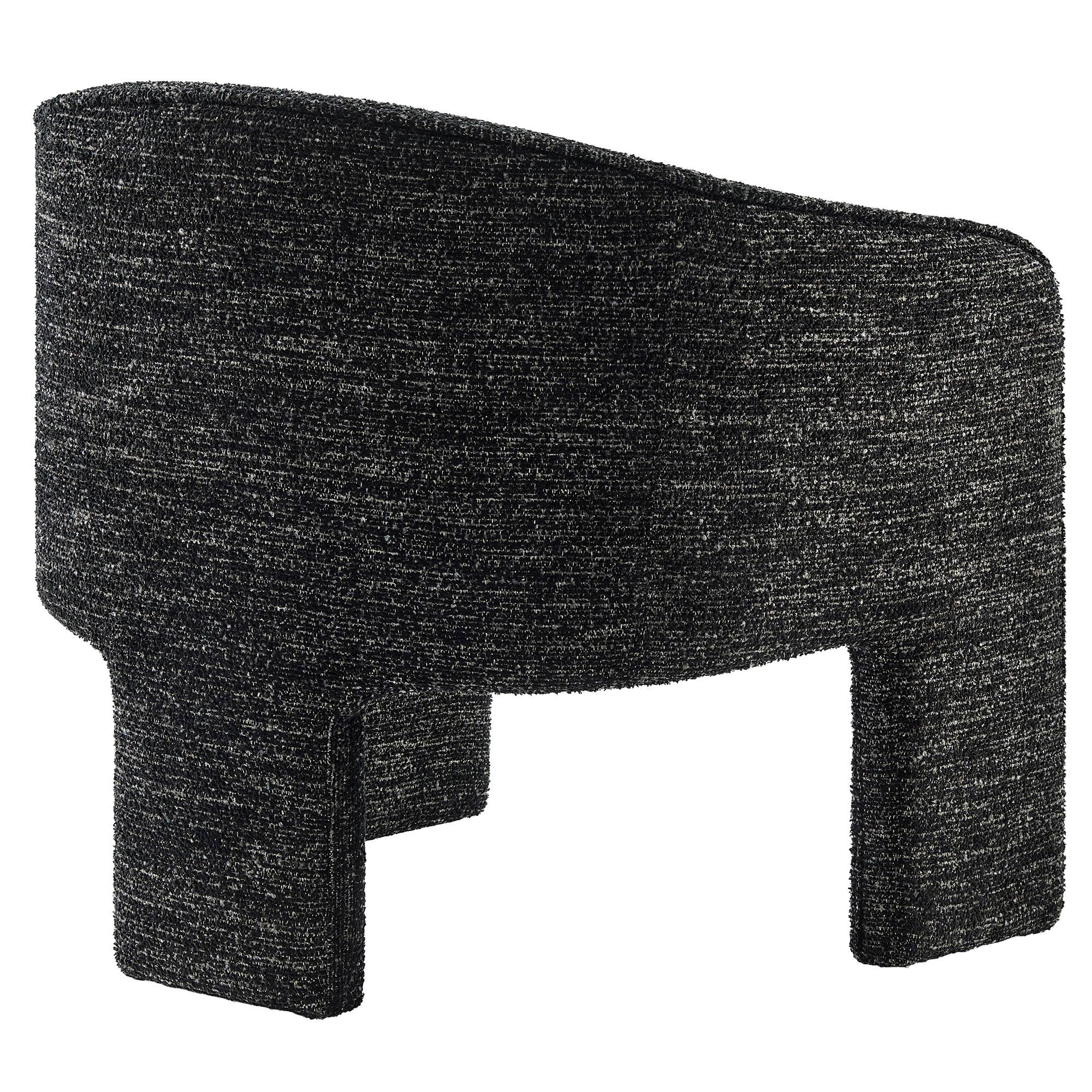 Alt View 1. Modway - Greer Boucle Fabric Upholstered Accent Armchair by Modway - Black.