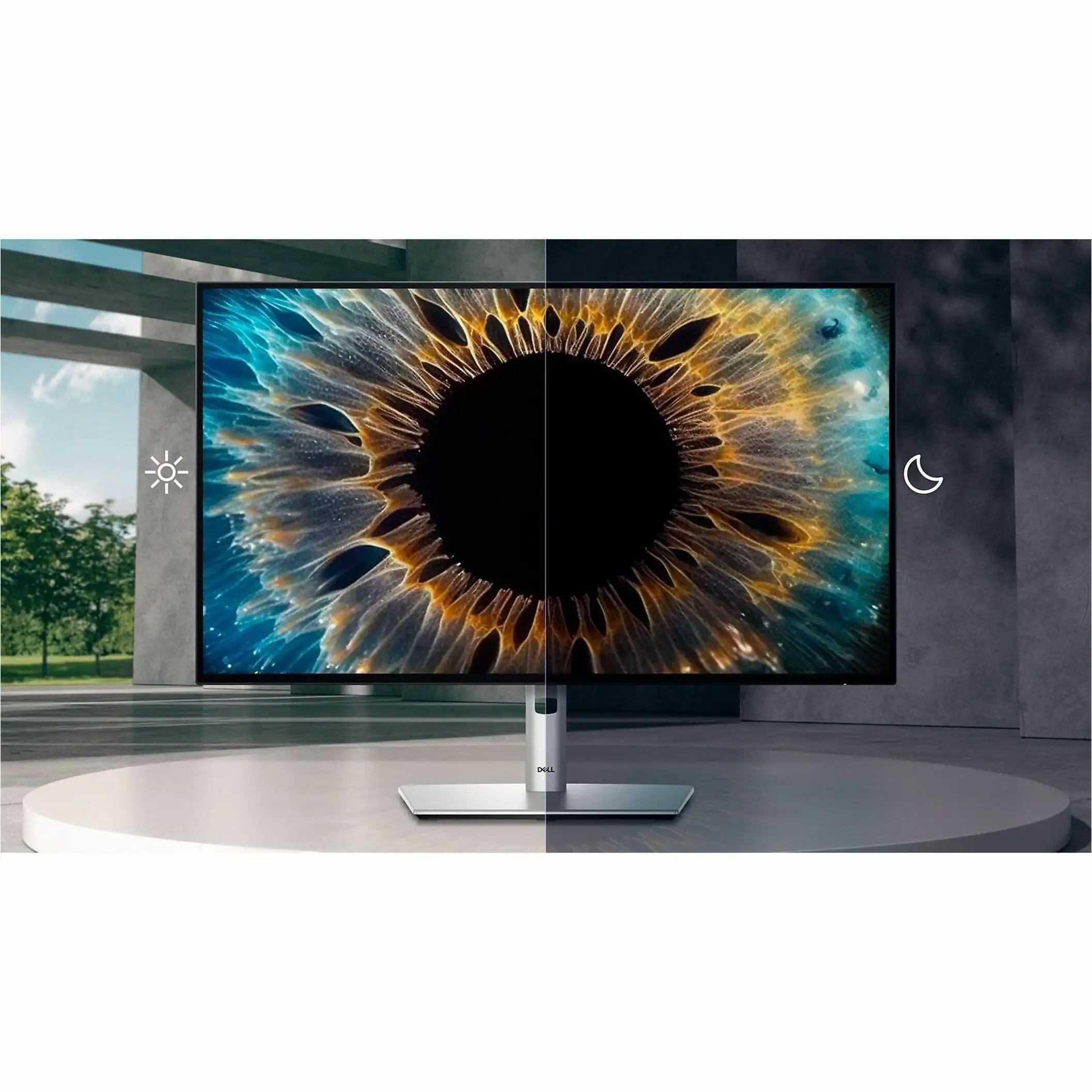 Alt View 22. Dell - UltraSharp 27" IPS LED 120Hz Monitor (USB, HDMI) - Black, Silver, Dual Color.