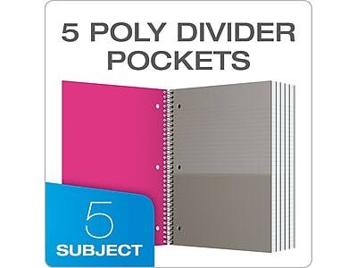 5 Poly Divider Pockets  
5 Subject