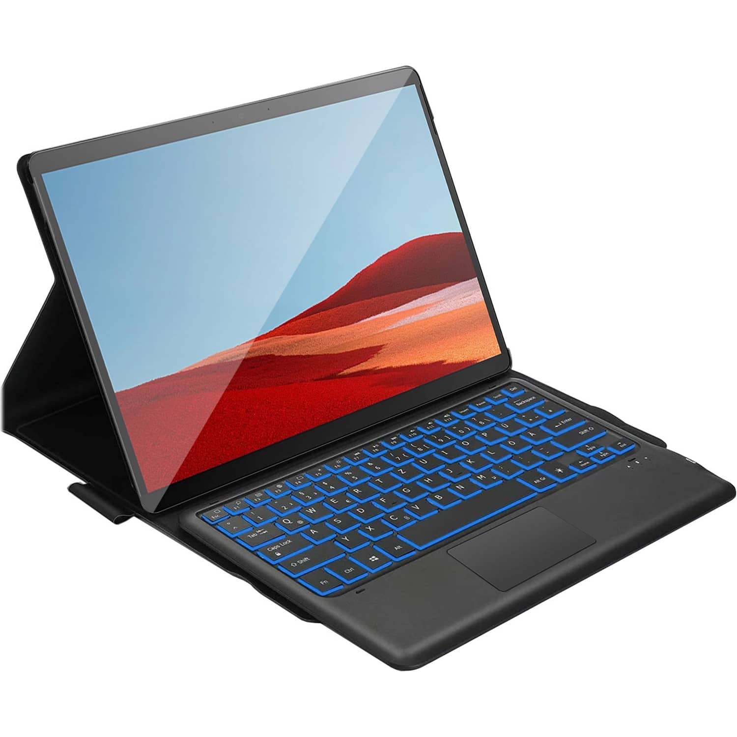 Alt View 16. SaharaCase - Keyboard Case for Microsoft Surface Pro X (2021) - Black.