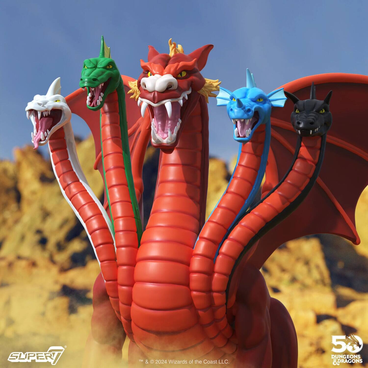 Super7 Dungeons & Dragons ULTIMATES! Vinyl Tiamat COLLECTIBLES