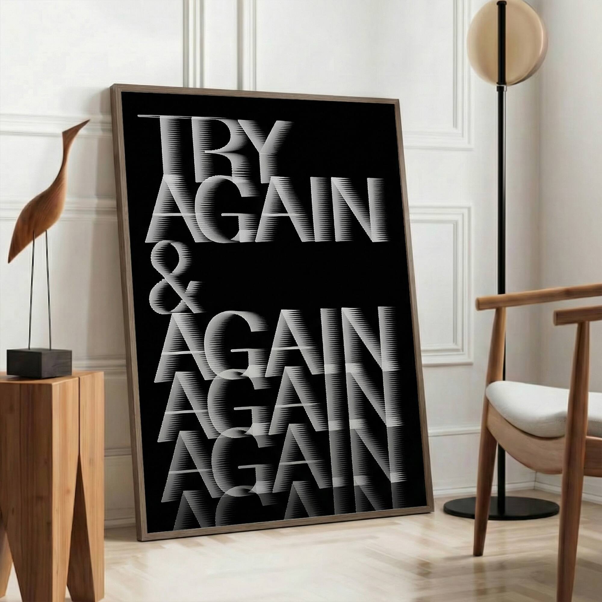 TRY AGAIN & AGAIN AGAIN AGAIN AGAIN