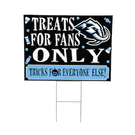 Evergreen Enterprises - Utah Mammoth 18" x 24" Halloween Treats Outdoor Yard Sign - Multicolor