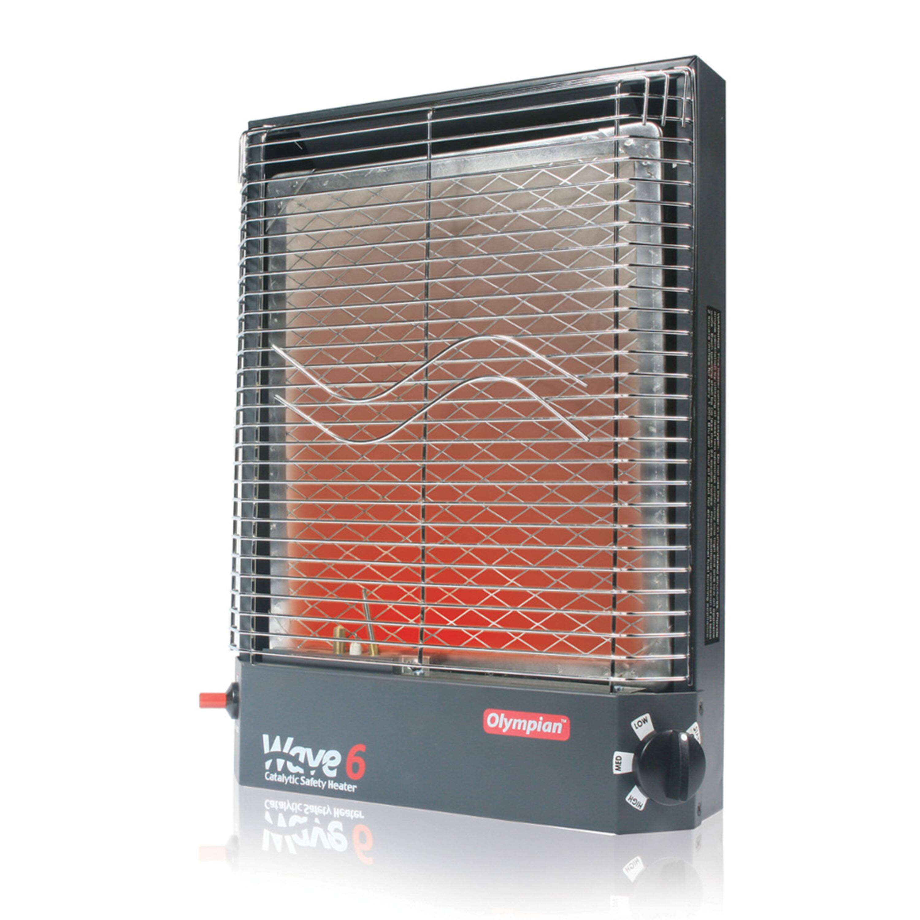 Wave Catalytic 6 Safety Heater  
CSRAK aes RVSEL SVD 9  
Olympian  
LOW WED WOI