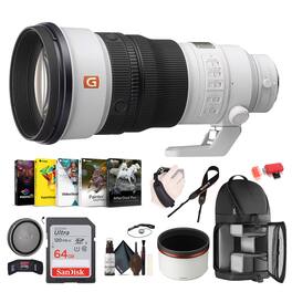 Bundle - Sony - FE 300mm f/2.8 GM OSS Lens (Sony E) + Sling Backpack + Photography Software + More - Black
