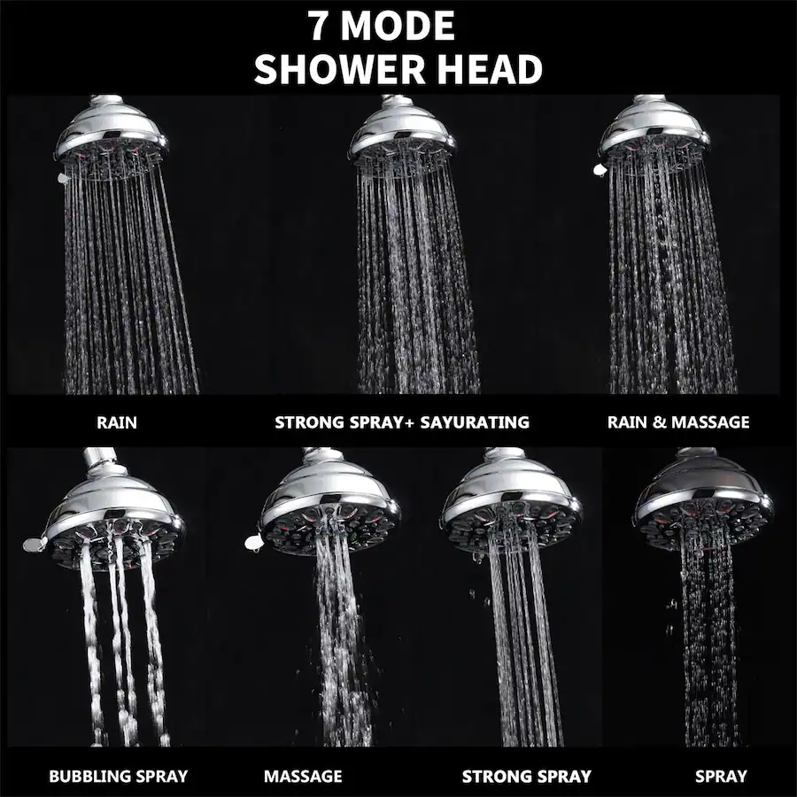 Valve Box Rain Boyel Living Tool Free Shower Combo 7 Spray 1.8GPM Chrome - Best Buy