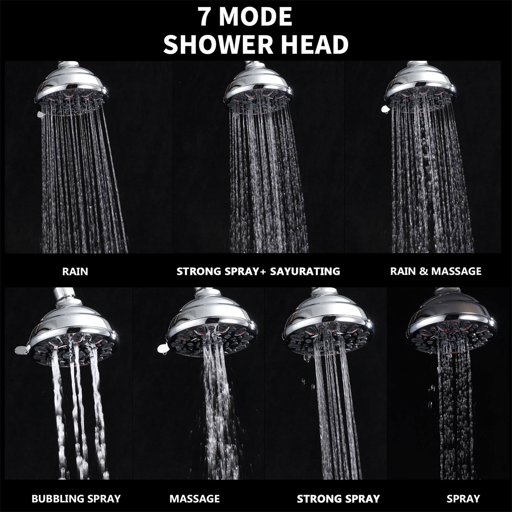 7 MODE SHOWER HEAD

RAIN

STRONG SPRAY + SAYURATING

RAIN & MASSAGE

BUBBLING SPRAY

MASSAGE

STRONG SPRAY

SPRAY