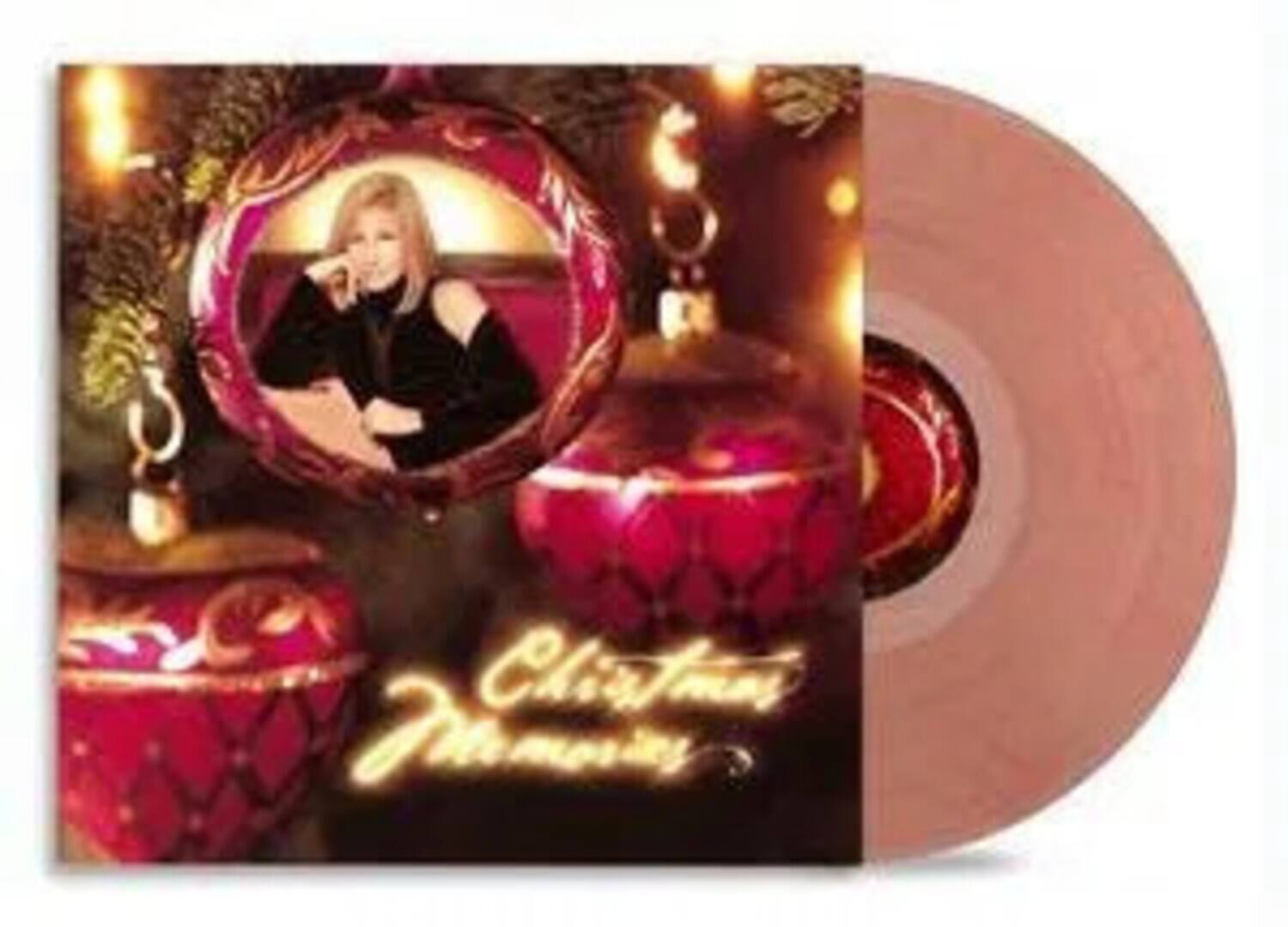 Alt View 1. Barbra Streisand - Christmas Memories - Hazy Red Colored Vinyl   - VINYL LP.