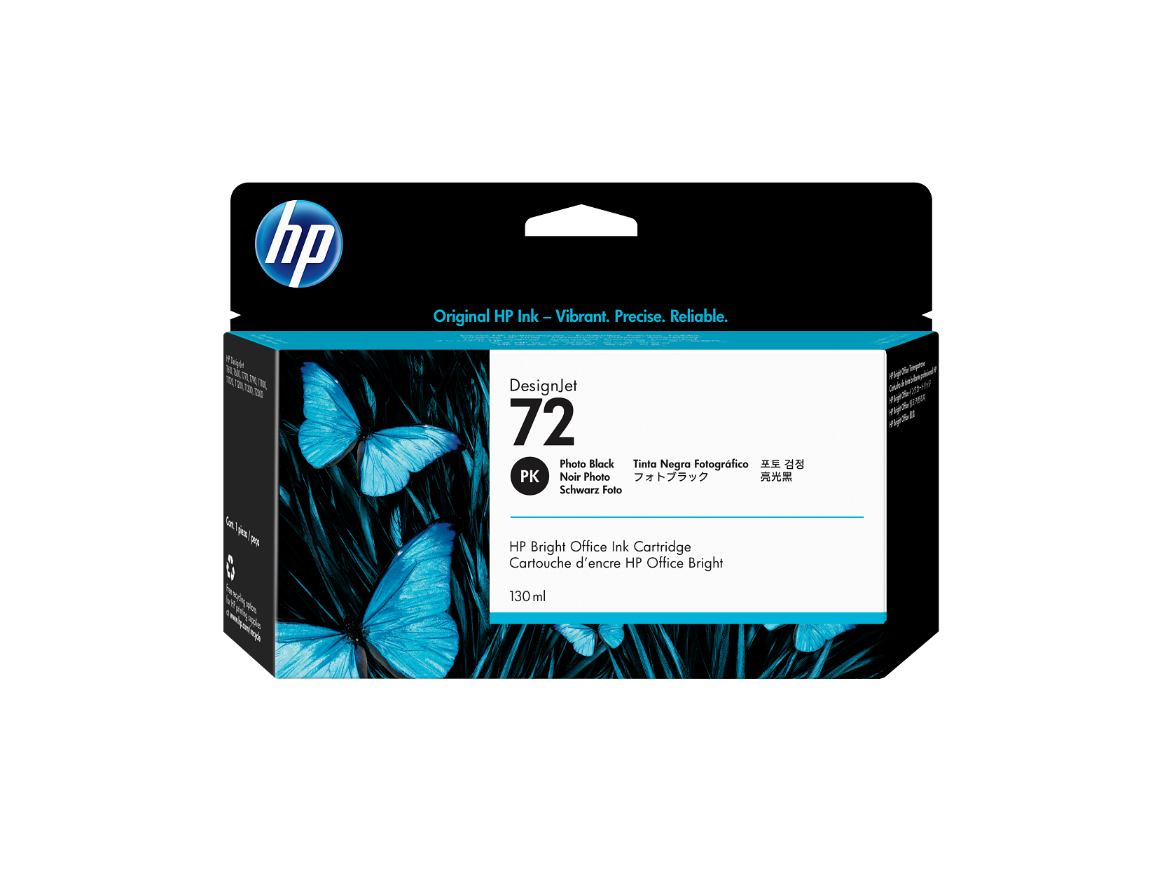 HP - 72 130-ml Photo Black DesignJet Ink Cartridge, C9370A