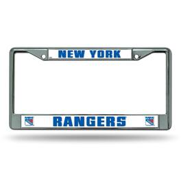 Rico Industries - New York NY Rangers Chrome Metal License Plate Frame - Multi