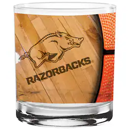 Indigo Falls - Arkansas Razorbacks 14oz. Basketball Glass - Multicolor