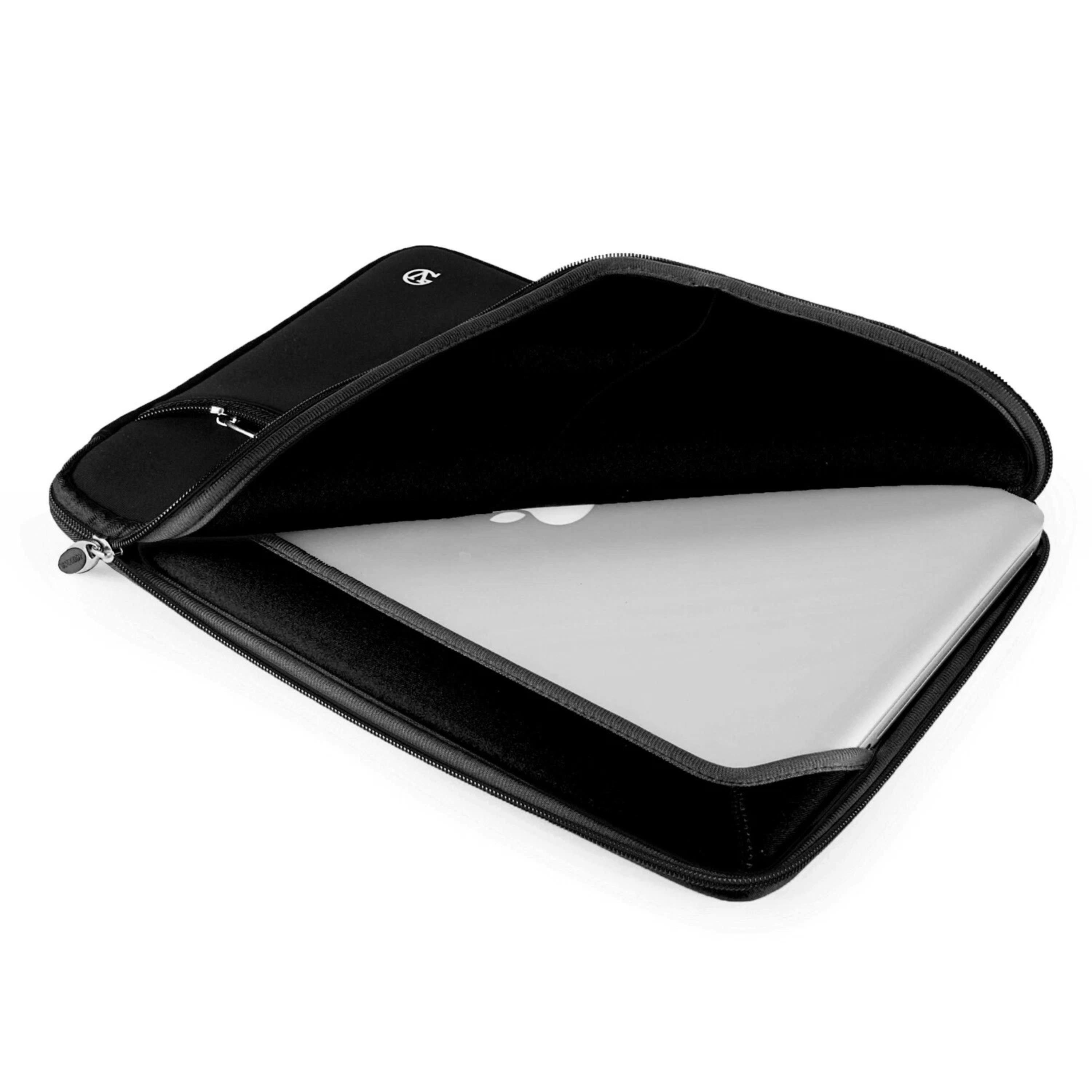 Left. Kitcheniva - Neoprene Laptop Sleeve Case Bag For 17" Laptop Black - Black.