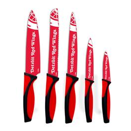 Woodrow - Detroit Red Wings 5-Piece Stainless Steel Cutlery Knife Set - Multicolor