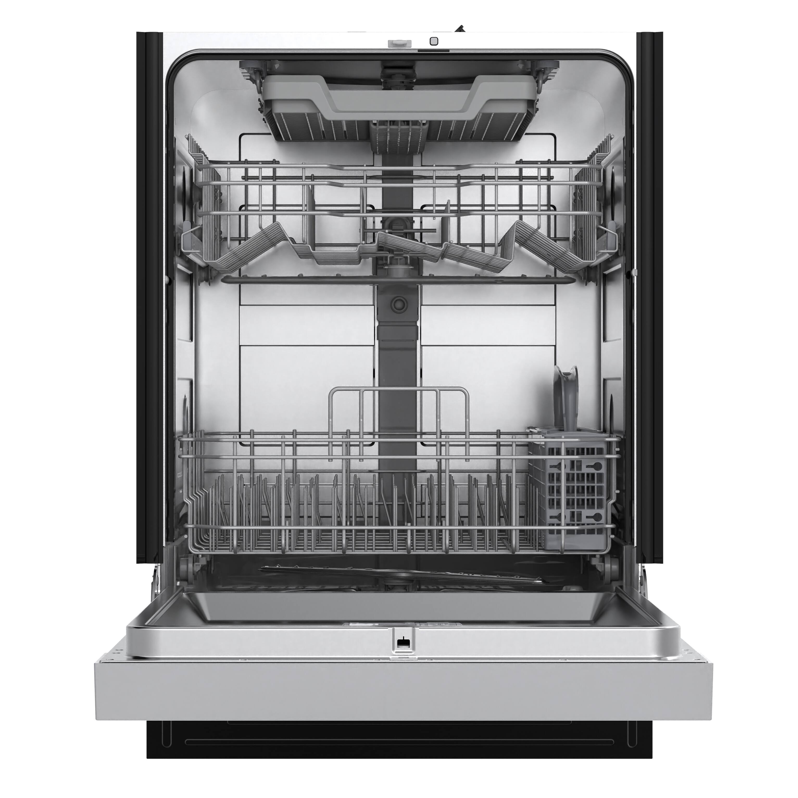Alt View 4. SPT - 24 in. Front Control Built-In Tall Tub Dishwasher in Stainless Steel with 3rd Rack, 5 Cycles, 54 dBA, and Smart Wash - Stainless Steel.