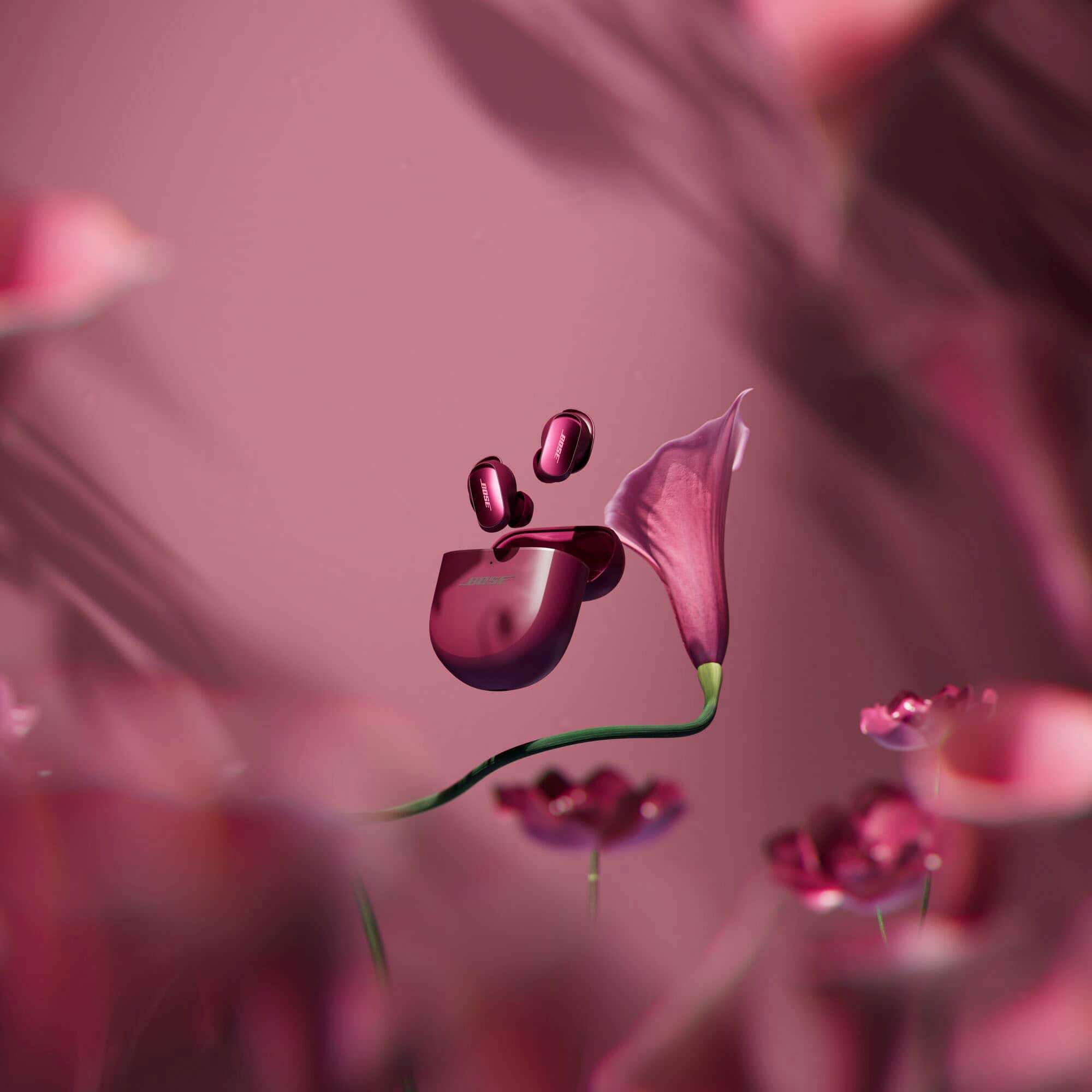 Alt View 3. Bose - QuietComfort Ultra (2nd Gen) True Wireless Noise Cancelling In-Ear Earbuds - Deep Plum.