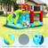 Play under all-round safety measures. High strength Oxford cloth. Dense safety net. Climbing wall with handle.