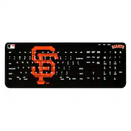 Keyscaper - San Francisco Giants Team Logo Wireless Keyboard - Multicolor