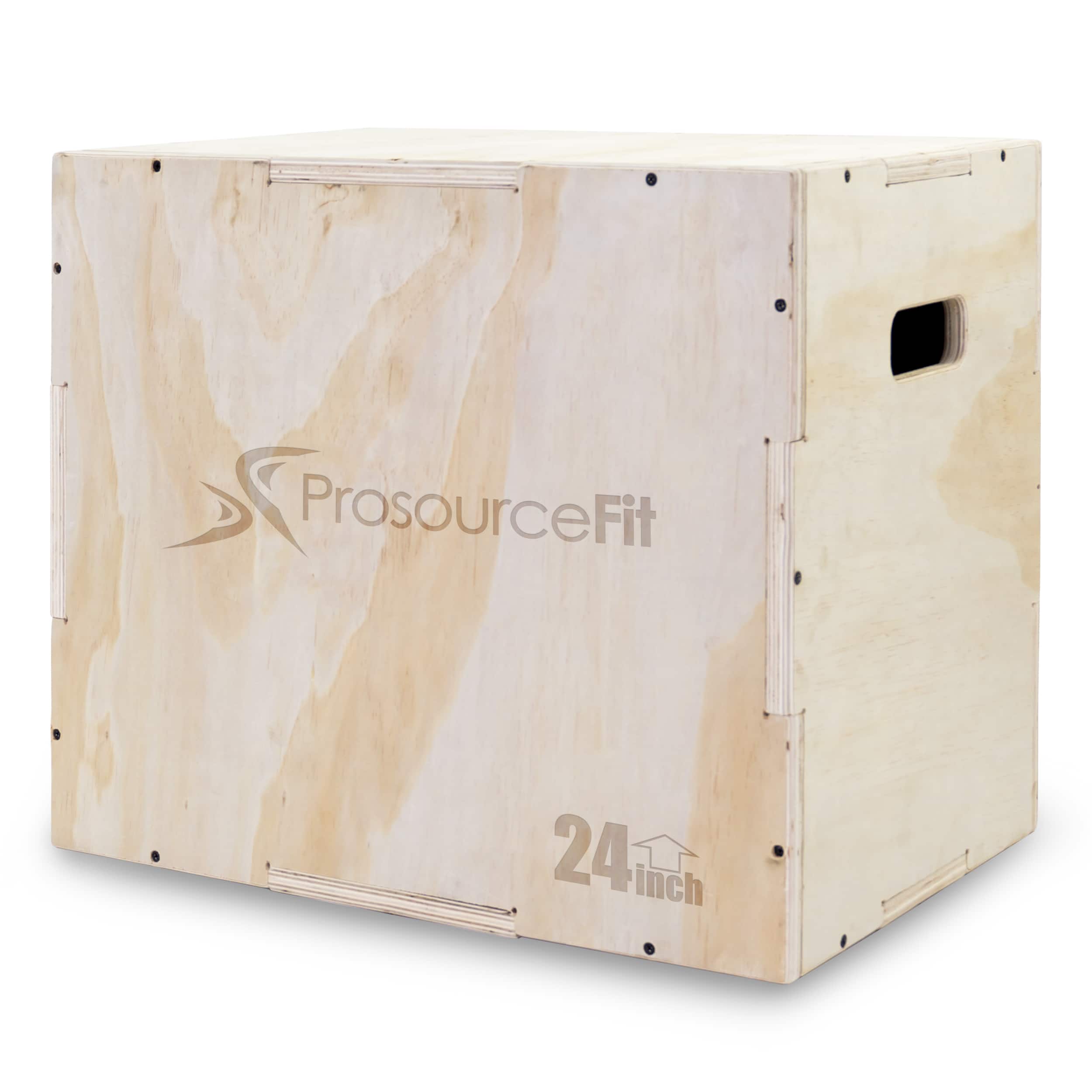 ProsourceFit - 3-in-1 Wood Plyometric Jump Box, 30/20/24 - Beige price history on PriceWatchPro