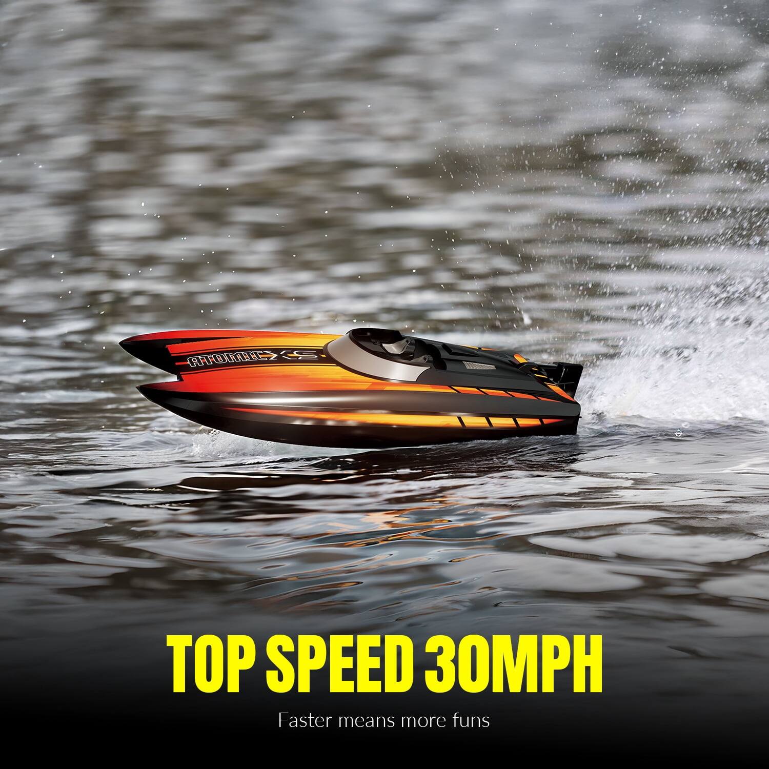 ATOMICS

TOP SPEED 30MPH

Faster means more funs