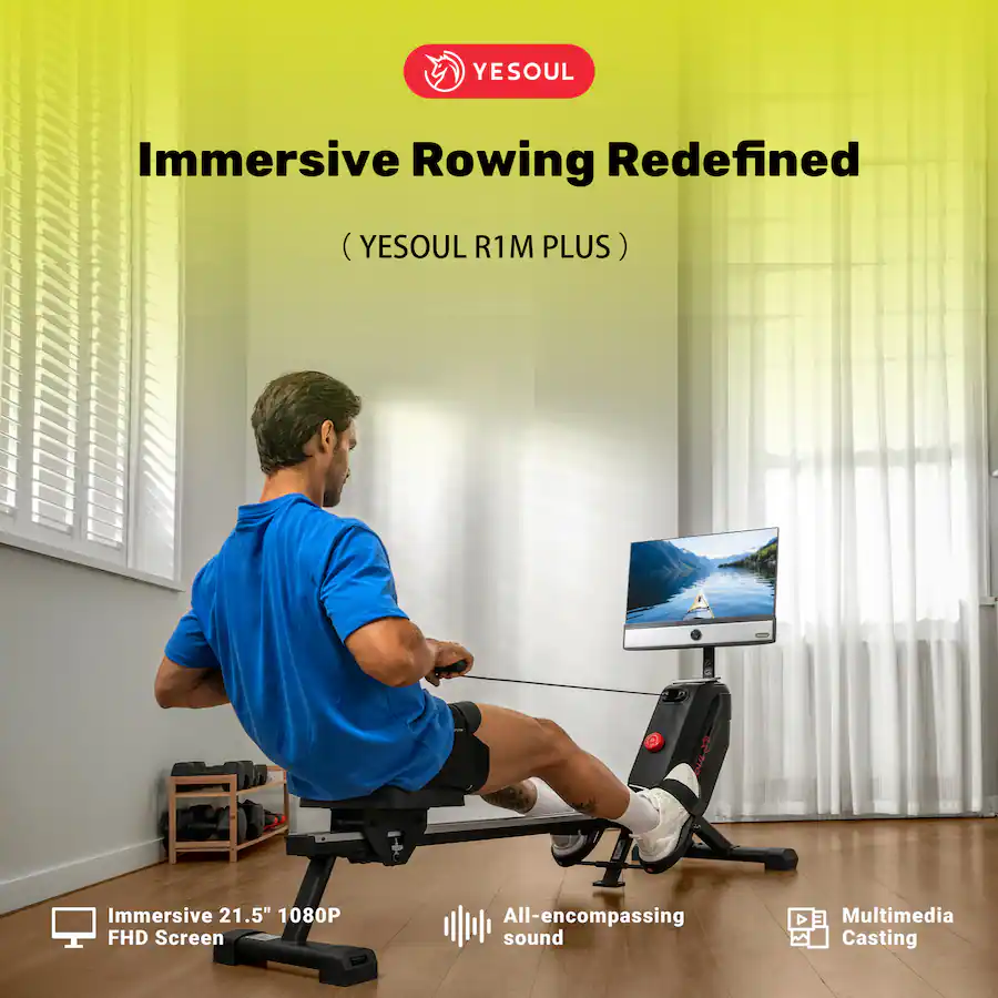 Dynamic R1 Pro Rowing Machine Yesoul ROWER R1 PLUS w/ 21.5