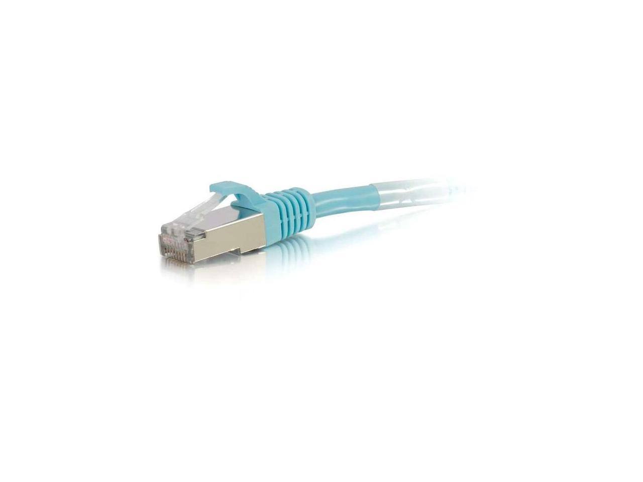Alt View 2. Cables to Go - C2G 00742 3FT CAT6A SNAGLESS SHIELDED (STP) NETWORK PATCH CABLE - AQUA.