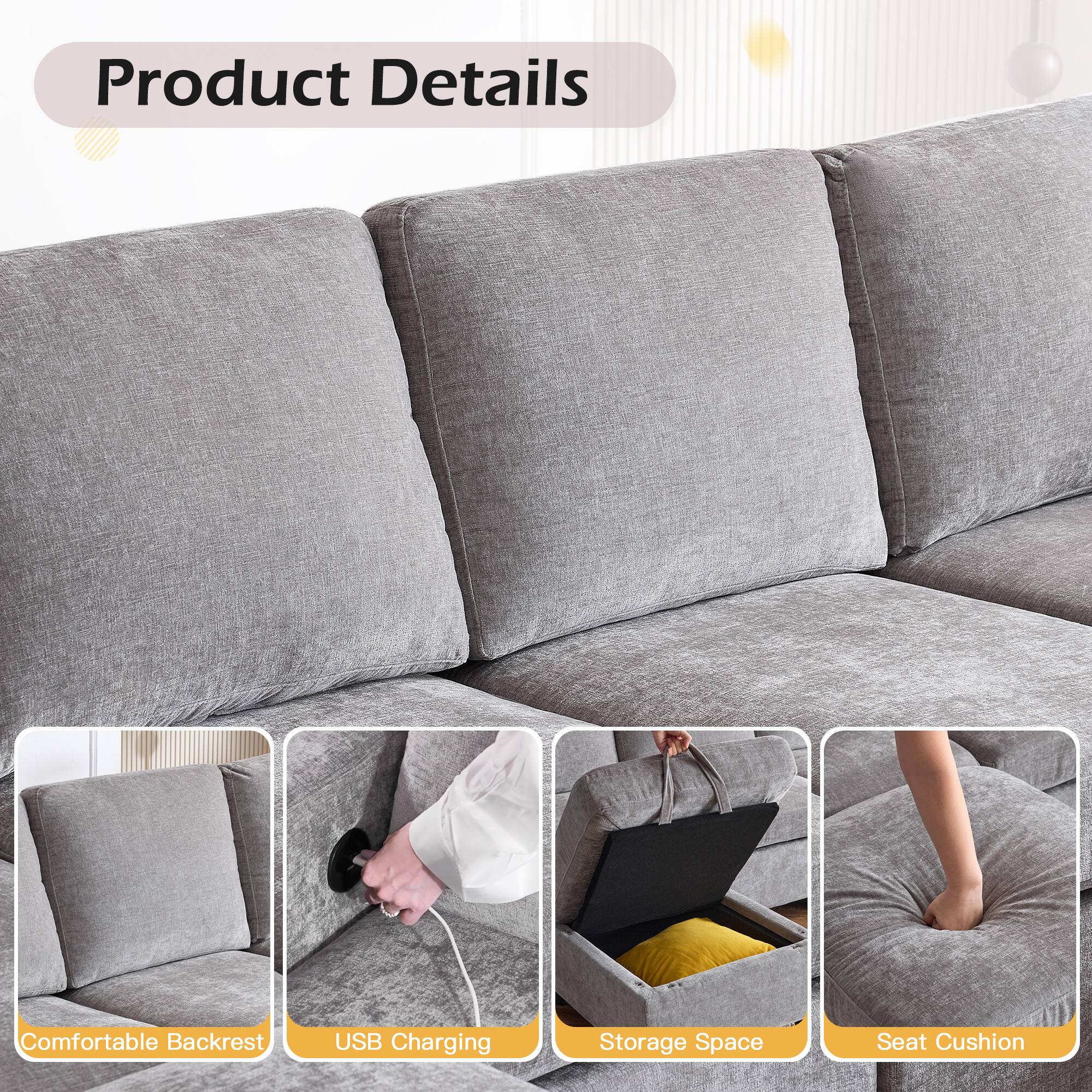 Product Details

- Comfortable Backrest
- USB Charging
- Storage Space
- Seat Cushion
