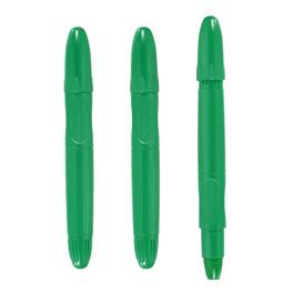 Unique Bargains - 3pcs Twistable Crayons, Retractable Silky Washable for Coloring Books Crafts Gifts Parties Art Supplies - Green