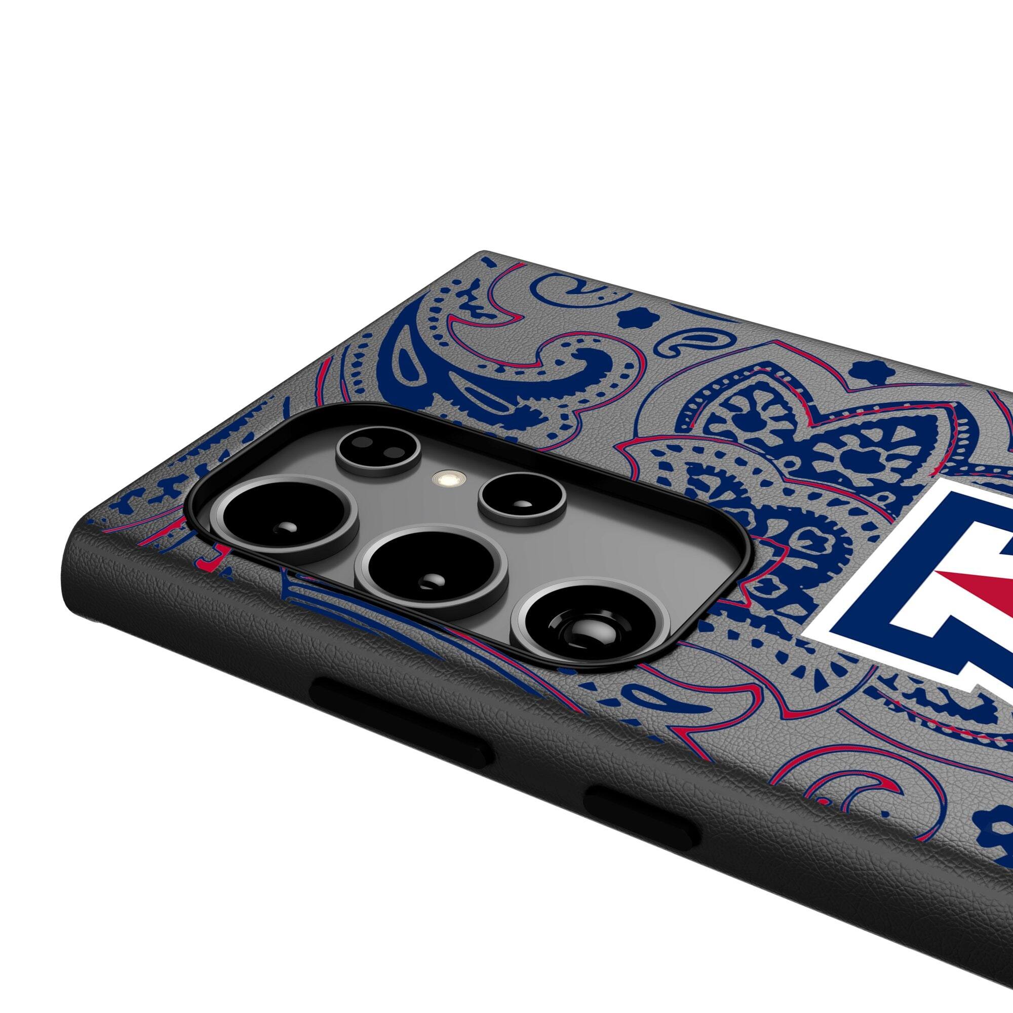 Alt View 3. Keyscaper - Arizona Wildcats Paisley Galaxy Magnetic Bump Case - S24 - Black.