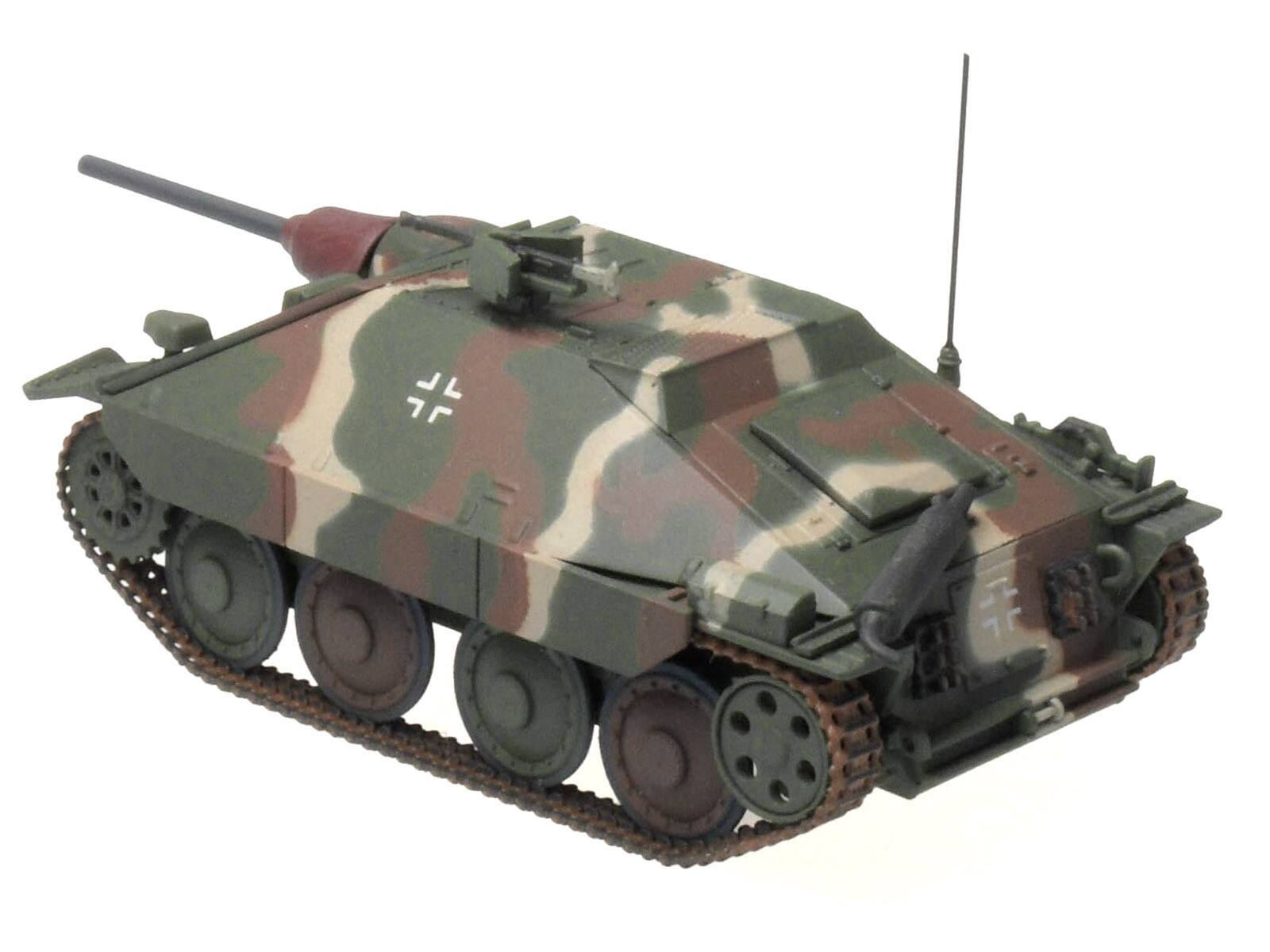 Left. Panzerstahl - Hetzer (Starr) Tank Destroyer "Prague" (1945) German Army 1/72 Diecast Model by Panzerstahl - Multicolor.