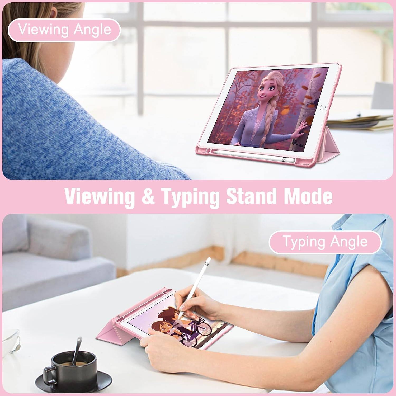 Viewing Angle  
Viewing & Typing Stand Mode  
Typing Angle