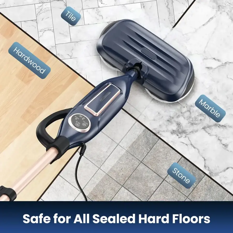 VM6 steam mop for different household floor surfaces