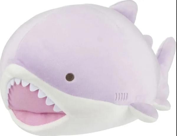 Alt View 1. Sumikkogurashi - Jinbesan Samesan 8 Inch Character Plush - Grey.