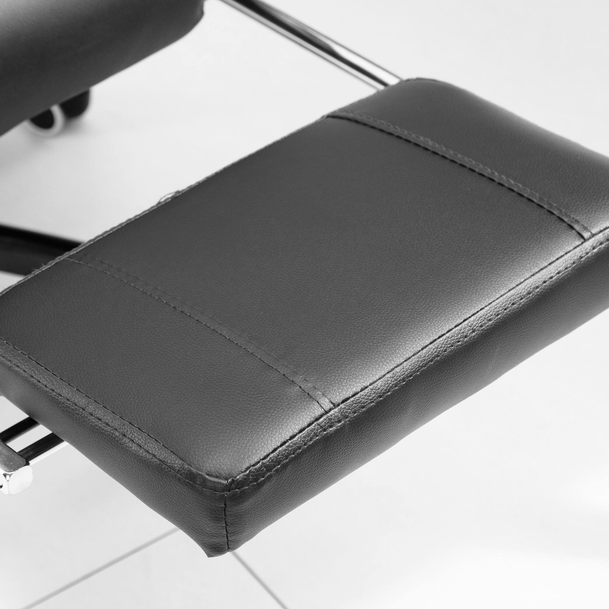 Alt View 8. Vinsetto - 7-Point Vibrating Massage Office Chair, High Back Computer Chair with Lumbar Support, Footrest, Reclining Back - Gray.