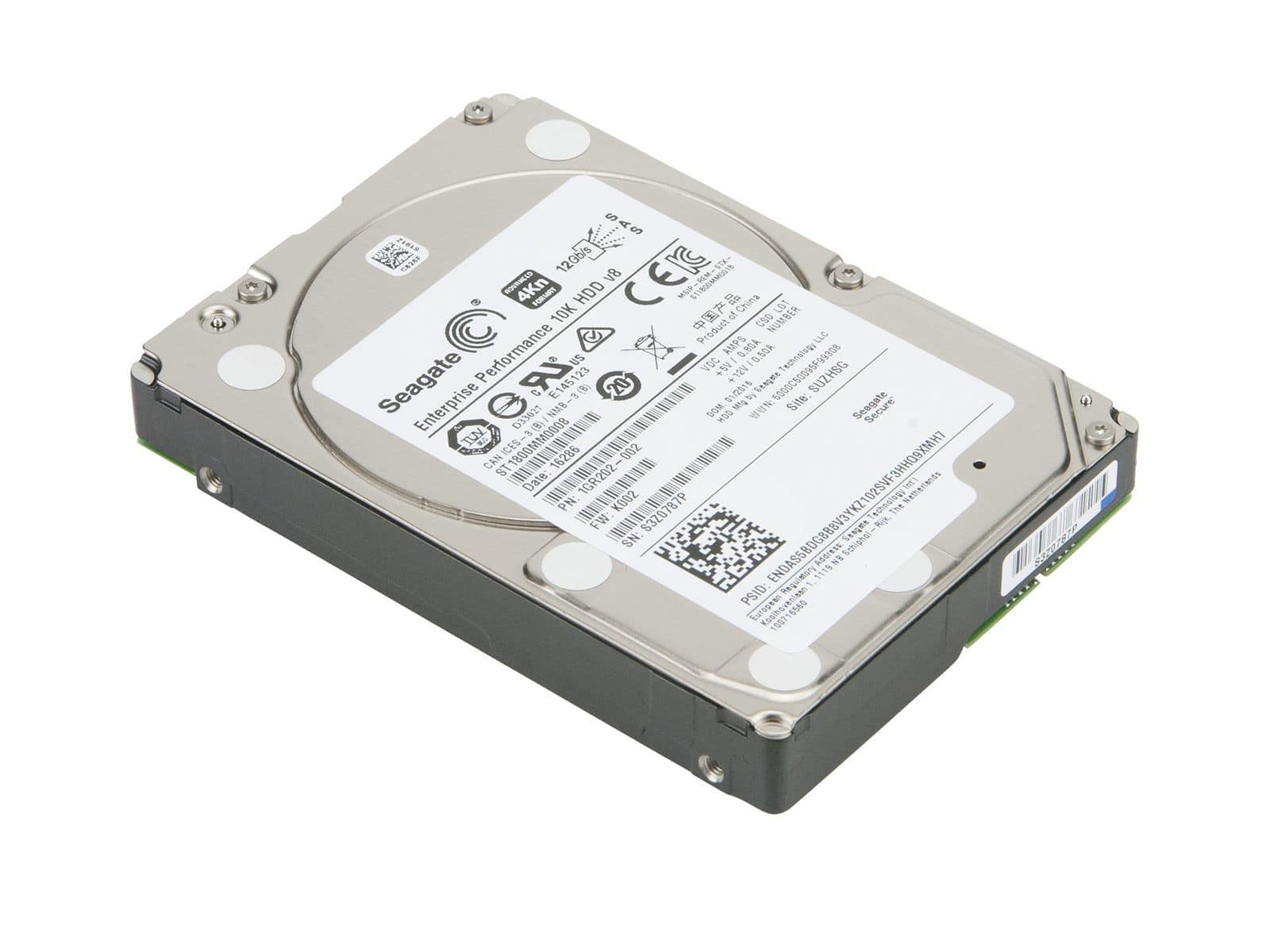 Seagate - 1.8TB 2.5" Hard Drive ST1800MM0008 1GR202-881 10K RPM SAS 12GB
