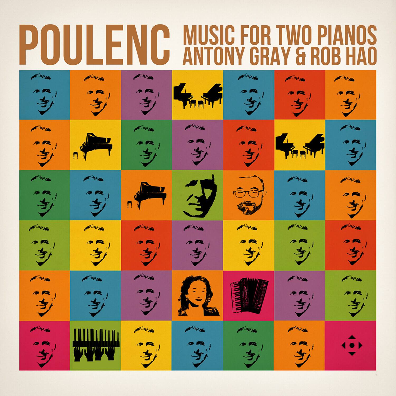POULENC  
MUSIC FOR TWO PIANOS  
ANTONY GRAY & ROB HAO