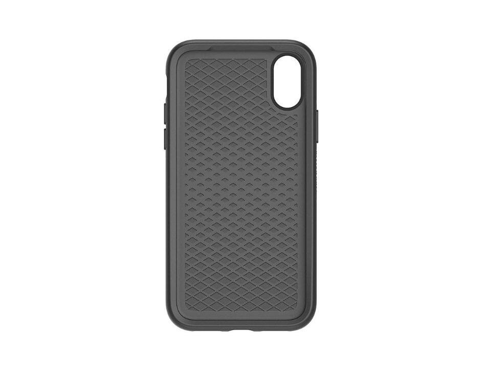 Back. OtterBox - OtterBox Symmetry Series Sleek Protection for iPhone X | Color: Black - Black.