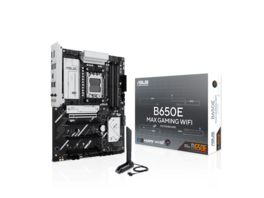 ASUS - B650E MAX GAMING WIFI, DDR5, PCIe 5.0, 3x M.2, Wi-Fi 6E, 2.5Gb LAN, DP/HDMI, USB 10Gbps, BIOS FlashBack, Aura Sync