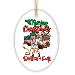 OrnamentallyYou - Cartoonish Merry Christmas Sitters Full Ornament - Multi-colored