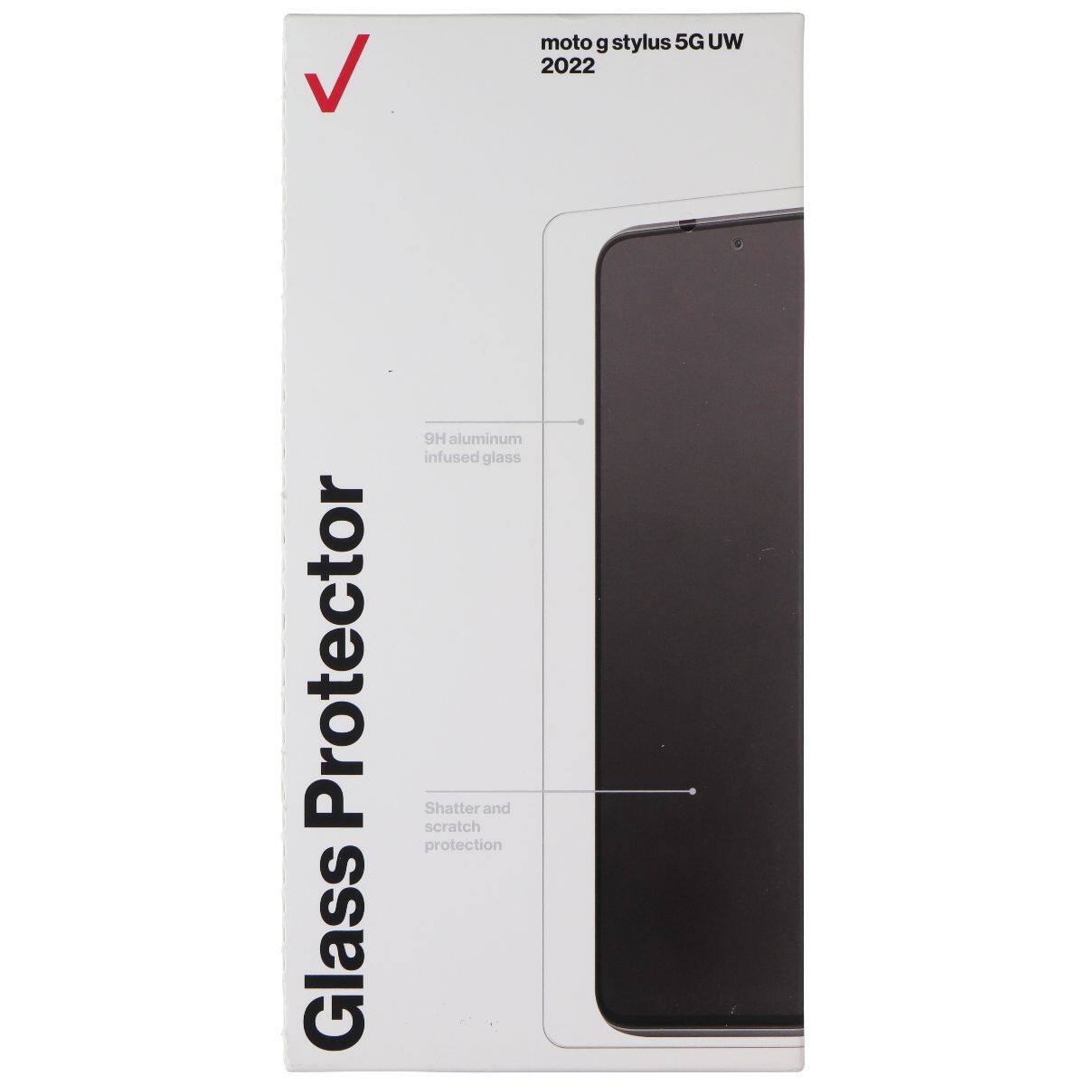 V moto g stylus 5G UW 2022 Protector Glass 9H aluminum infused glass Shatter and scratch protection