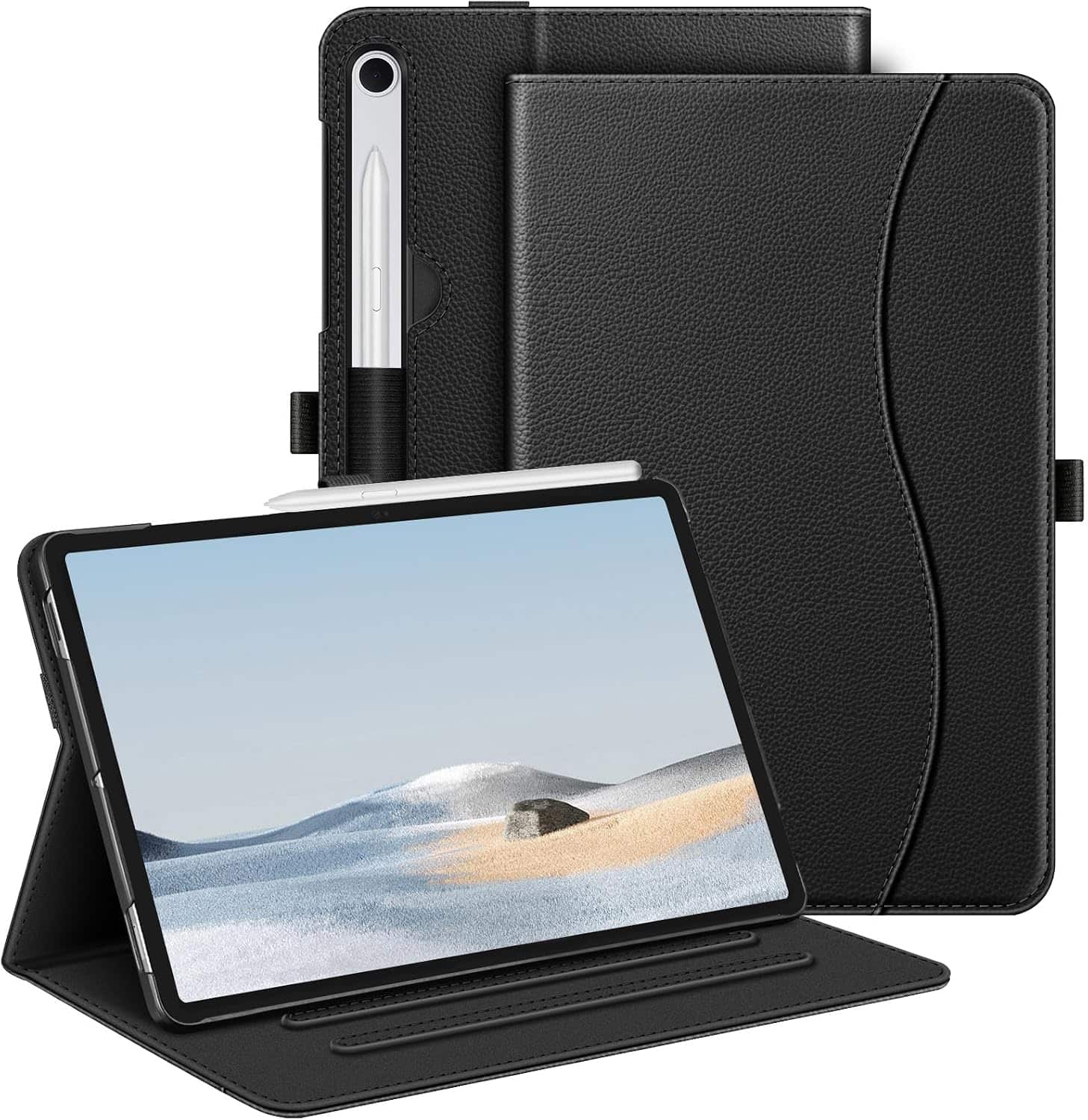 Fintie - Multi-Angle Case for Samsung Galaxy Tab S10 Lite/ Tab S10 FE/ Tab S9 FE/ Tab S9, With Front Card Pocket, Auto Wake/Sleep - Black price history on PriceWatchPro