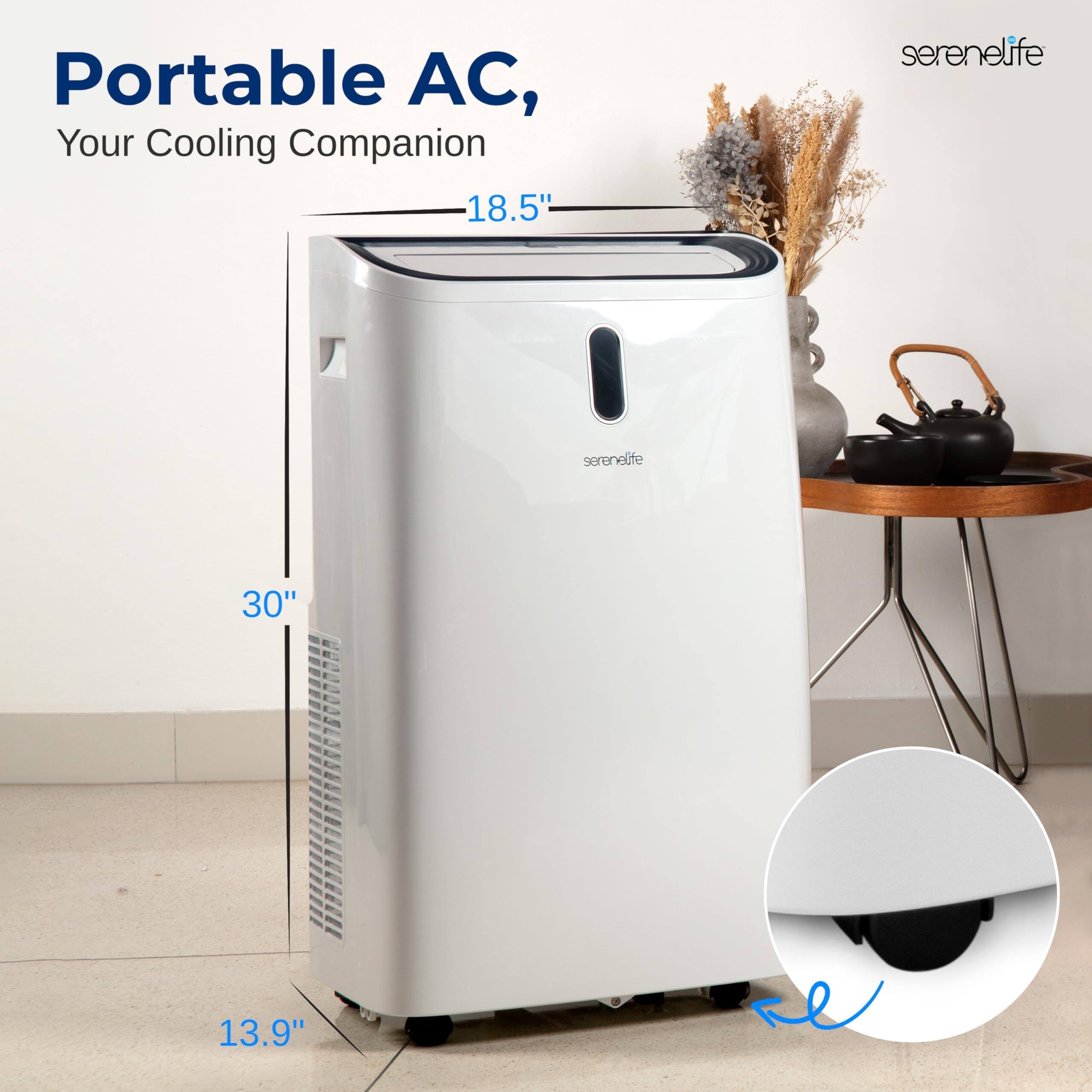Portable AC, Your Cooling Companion  
18.5" x 30" x 13.9"  
serenelife
