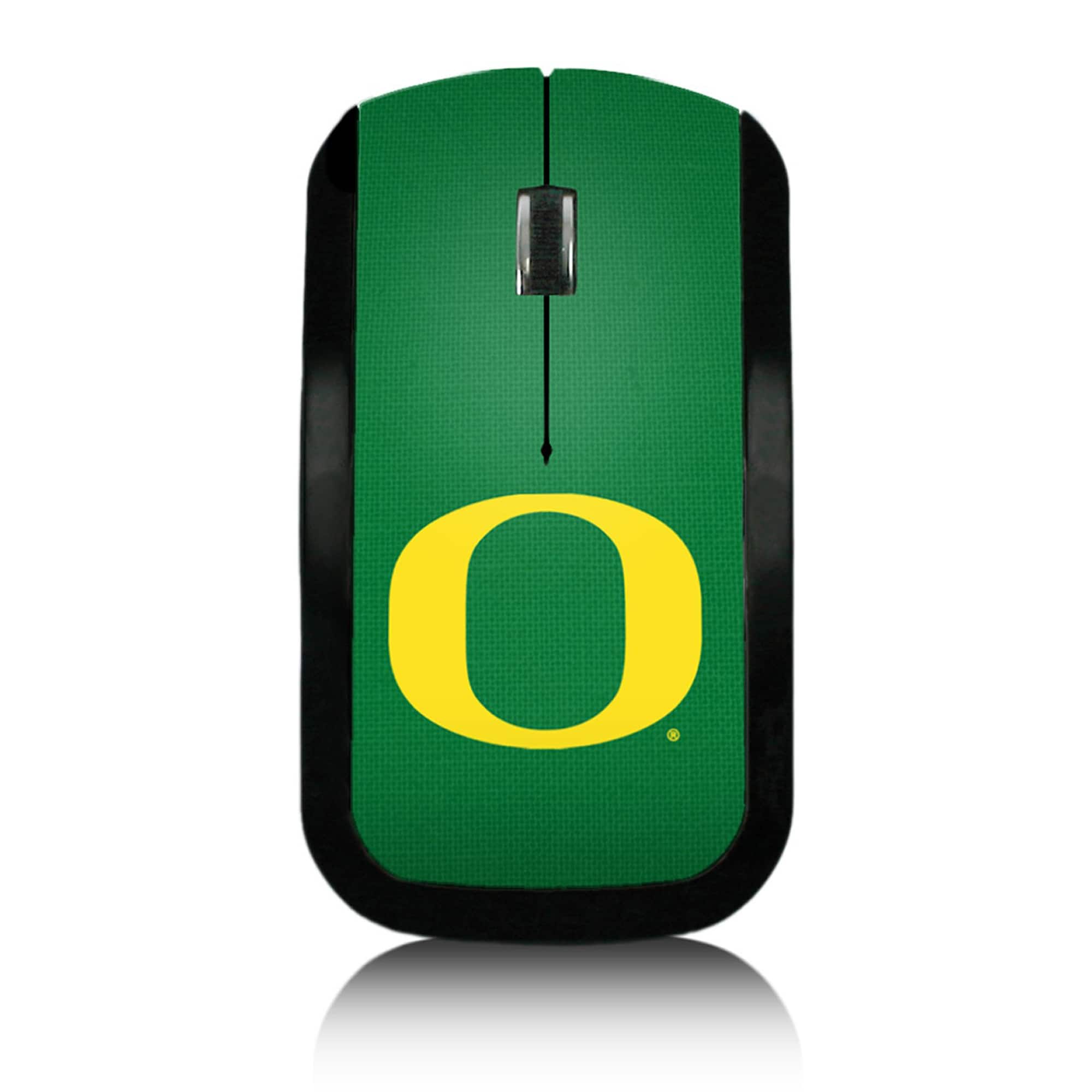 Keyscaper - Oregon Ducks Solid Design Wireless Mouse - Wireless - Multicolor
