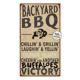 Jardine - Colorado Buffaloes 11'' x 20'' Indoor/Outdoor BBQ Sign - Brown