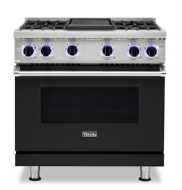 Viking - VGR Freestanding 7 Series Gas 36" Range - Antique Bronze