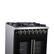 Alt View 7. Forno Appliances - 30 in. Wide 5 Burner Capriasca 4.32 Cu. Ft. Dual Fuel Range with French Door Design - Black.