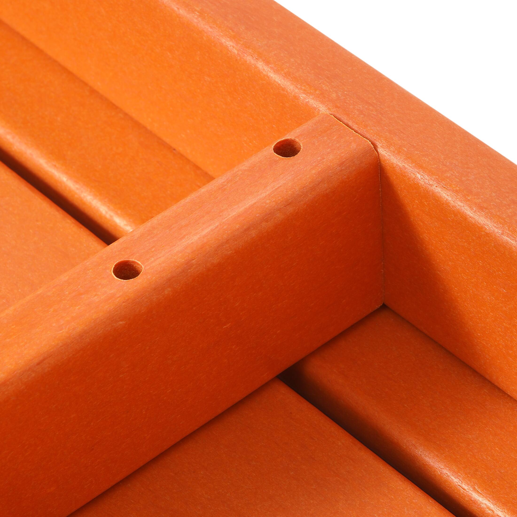 Alt View 5. WestinTrends - WestinTrends Malibu 35" length outdoor Coffee table for Adirondack chair - Orange.