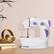 Angle. Oumilen - Mini Portable Sewing Machine with Dual Speed Control.